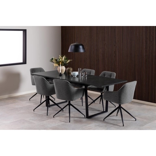 Krzesło Brooke obrotowe szare Monza - ACTONA